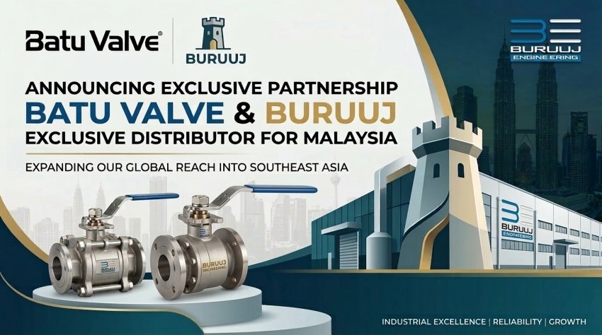 Batu Valve Expands in Southeast Asia: Announcing Buruuj as Our Exclusive Distributor in Malaysia
