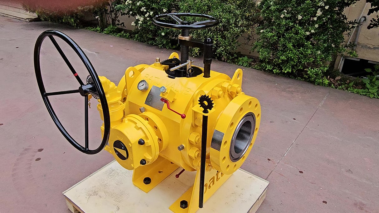 Batuvalve api 6d pig ball valve launcher and receiver
