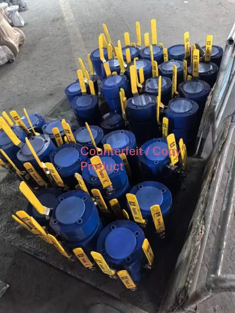 Counterfeit batu valve Counterfeit batu valve