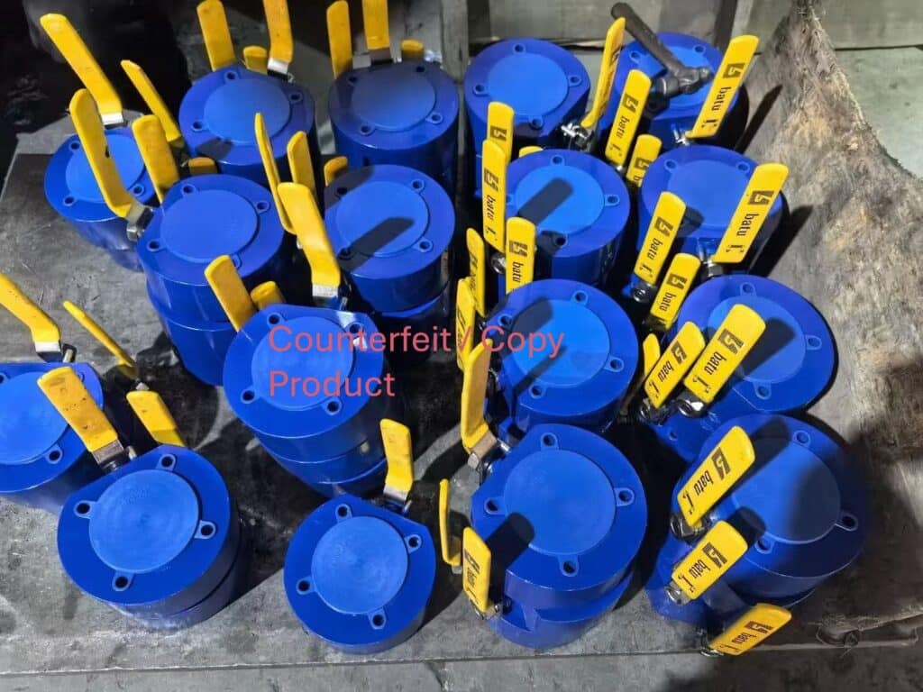 Counterfeit batu valve Counterfeit batu valve