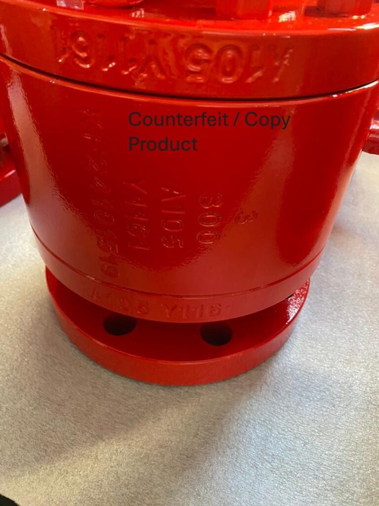 Counterfeit batu valve Counterfeit batu valve