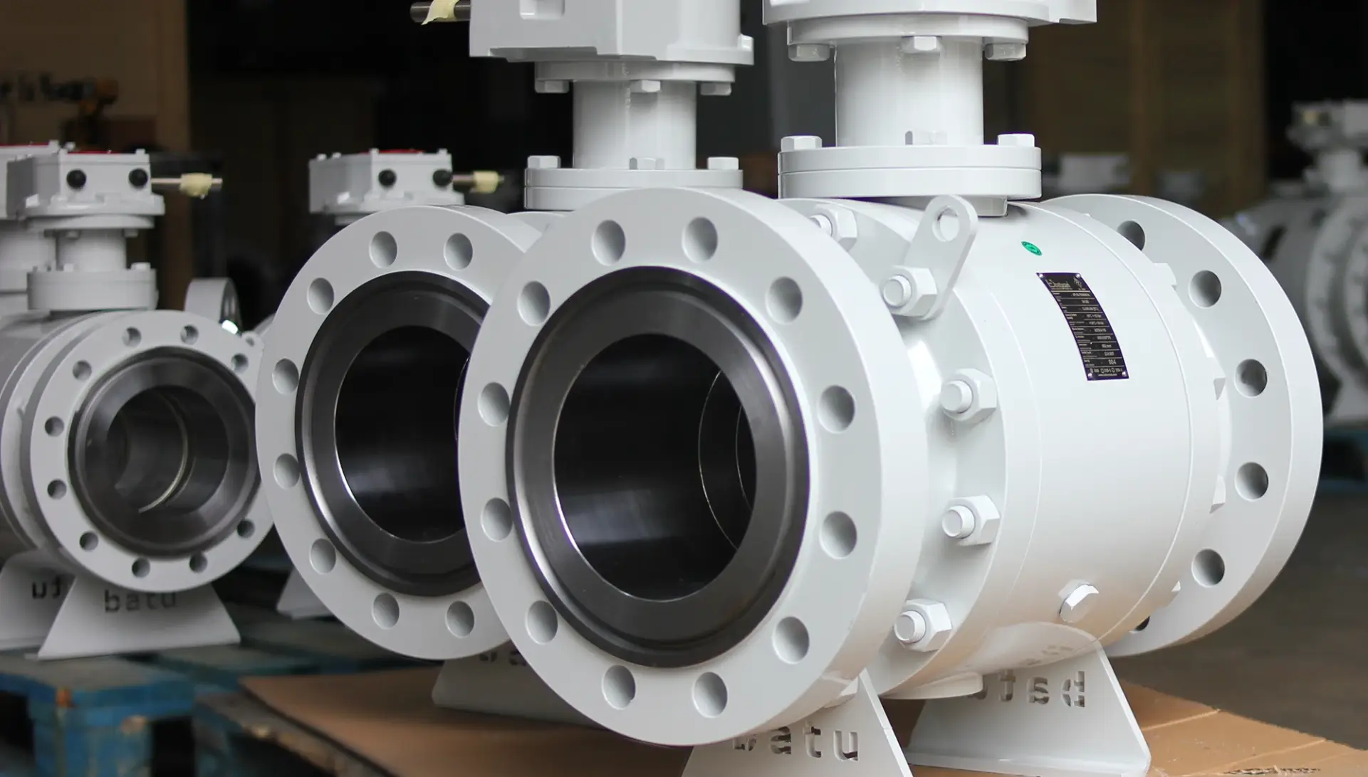 Api 6d split body floating trunnion ball valve